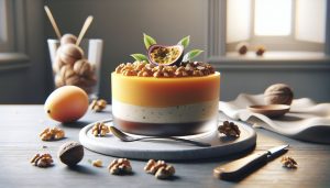 Receita de Sobremesa: Mousse Low Carb de Maracujá com Nozes para um Toque Tropical