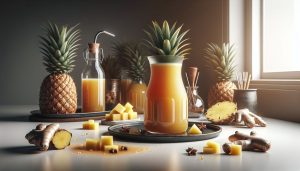 Receita de Suco Detox de Abacaxi com Gengibre: Bebida Low Carb para o Dia a Dia