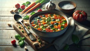 Receita de Sopas para os dias frios: Sopa de Minestrone com Legumes Frescos